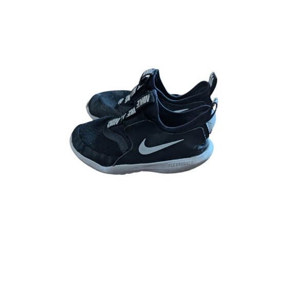 Nike Flex Runner Youth Black Athletic Sneakers Sz 12.5 - Picture 1 of 10